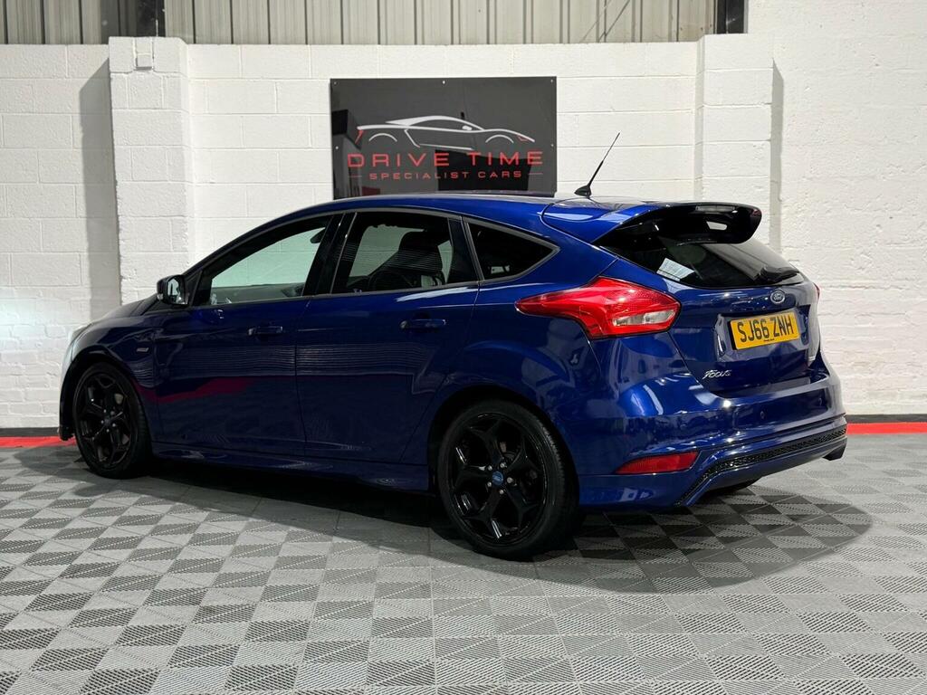 Ford Focus 1.0T Ecoboost St-line Euro 6 Ss SJ66ZNH Blue #5