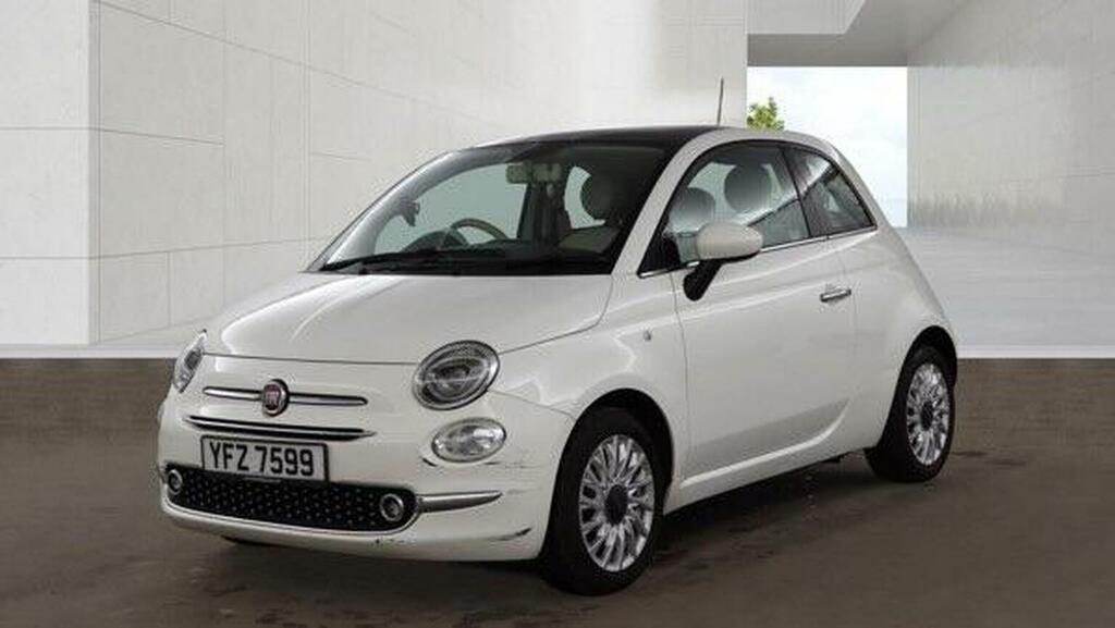 Fiat 500 1.2 Lounge Euro 6 Ss White #2