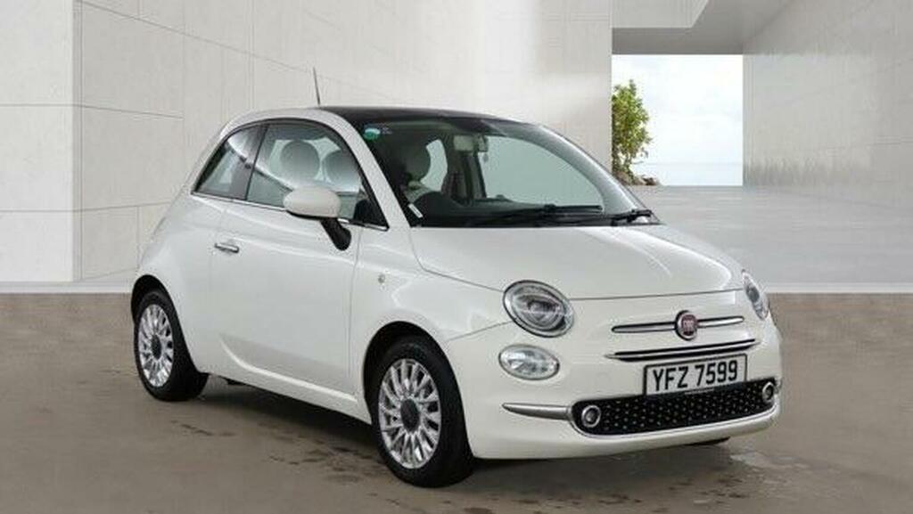 Fiat 500 1.2 Lounge Euro 6 Ss White