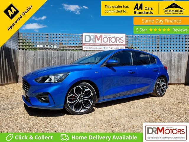 Ford Focus 1.0T Ecoboost St-line X Hatchback Manua Blue