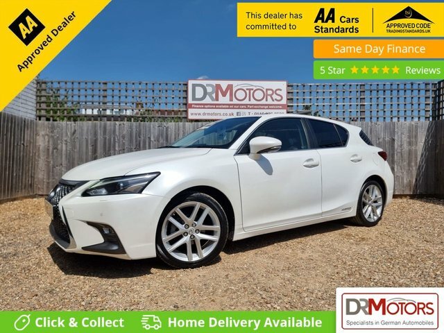 Lexus CT 1.8 200H Premier Hatchback Hybrid Cvt E White