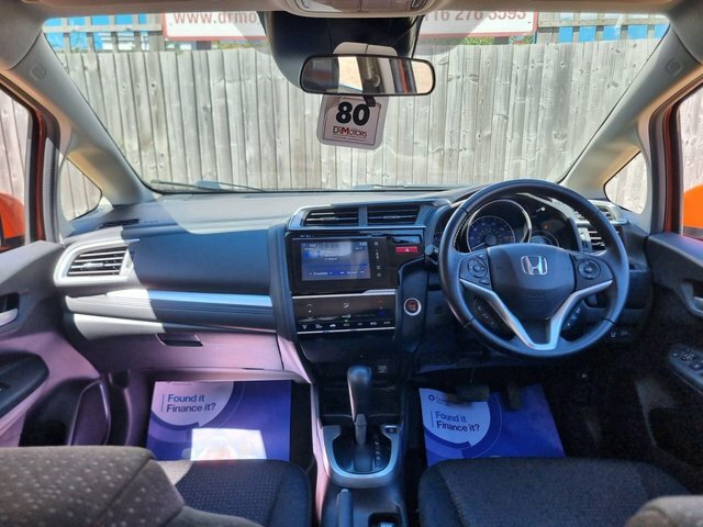 Honda Jazz 1.3 I-vtec Ex Hatchback Cvt Euro 6 S S NL66LYC Orange #5
