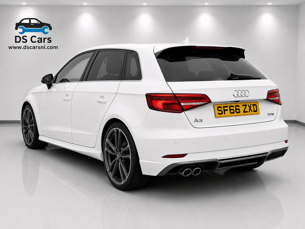 Audi A3 Hatchback SF66ZXD White #5