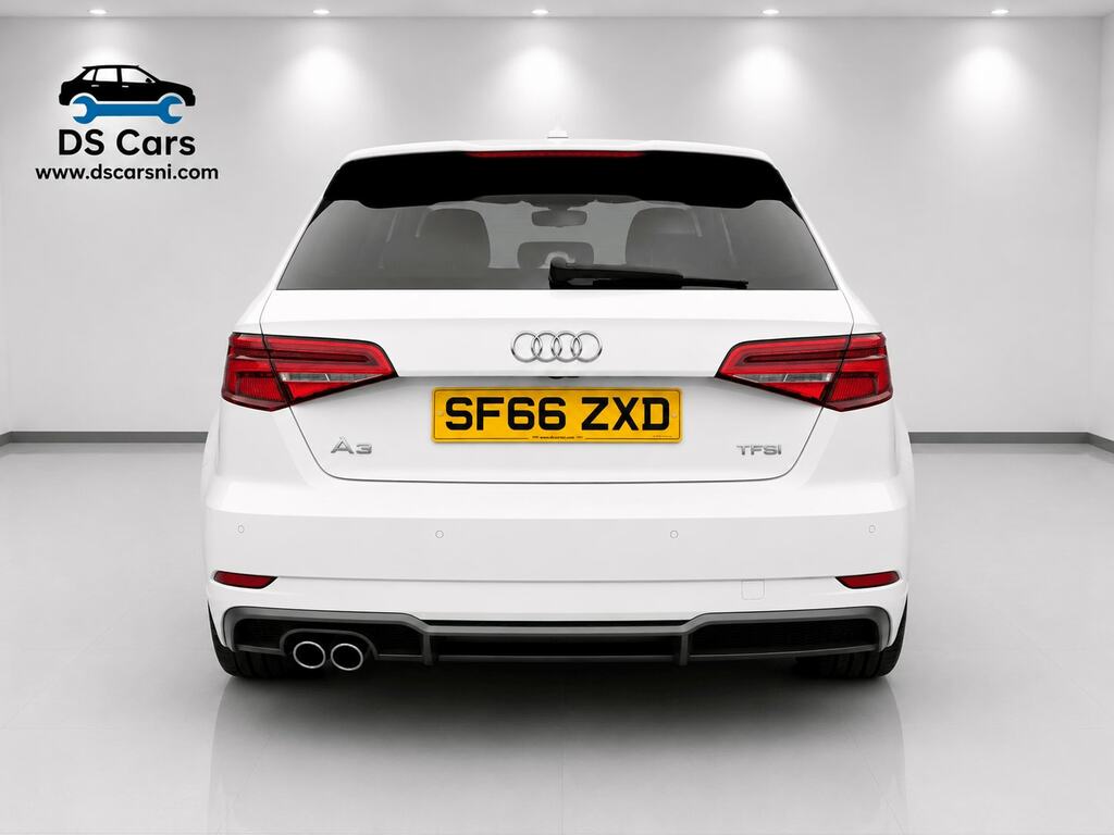 Audi A3 Hatchback SF66ZXD White #6