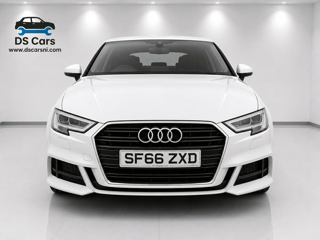 Audi A3 Hatchback SF66ZXD White #2