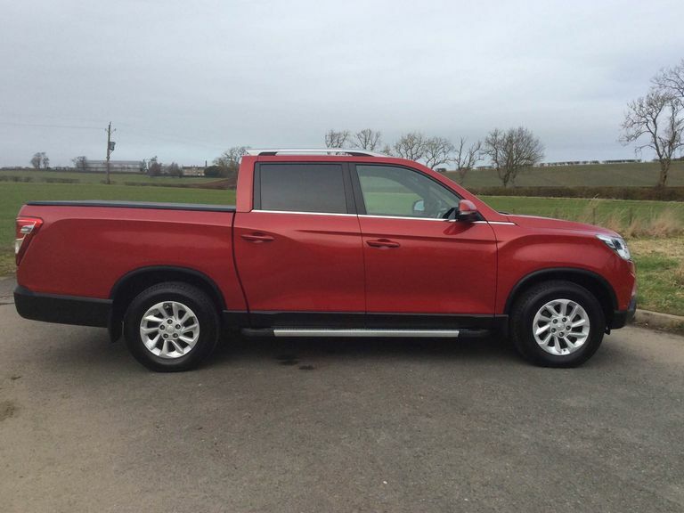 SsangYong Musso Lwb Doulble Cab P-up 2.2 Rhino Au Red #4