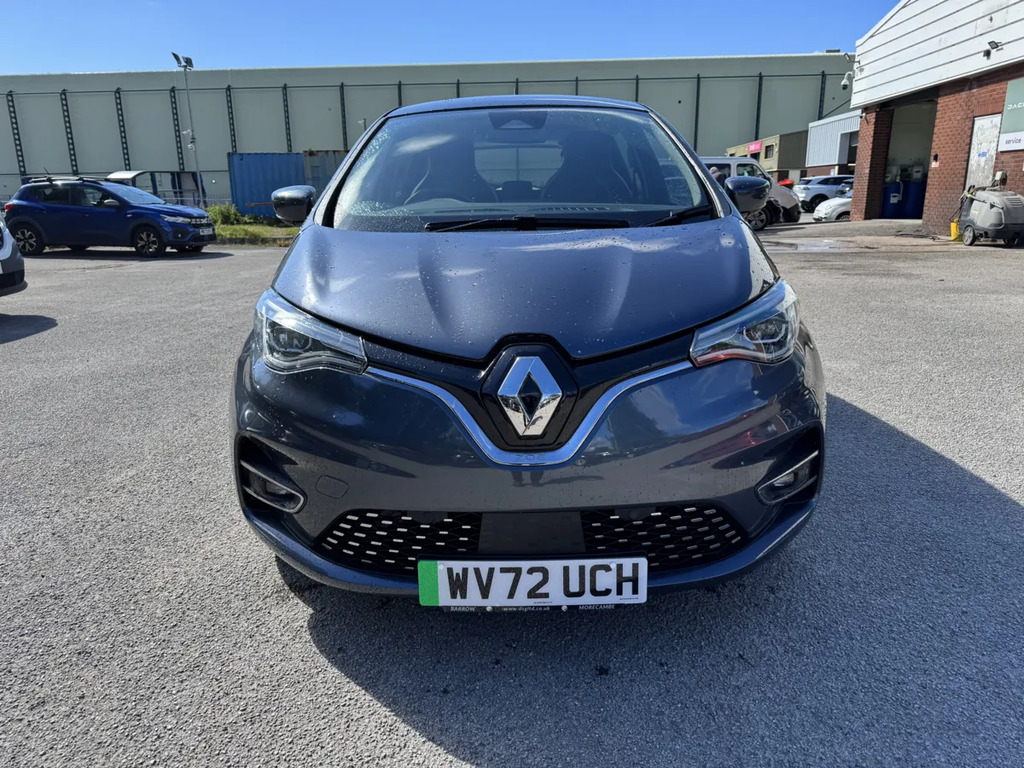 Renault Zoe 100Kw Gt Line R135 50Kwh Rapid Charge WV72UCH Grey #2