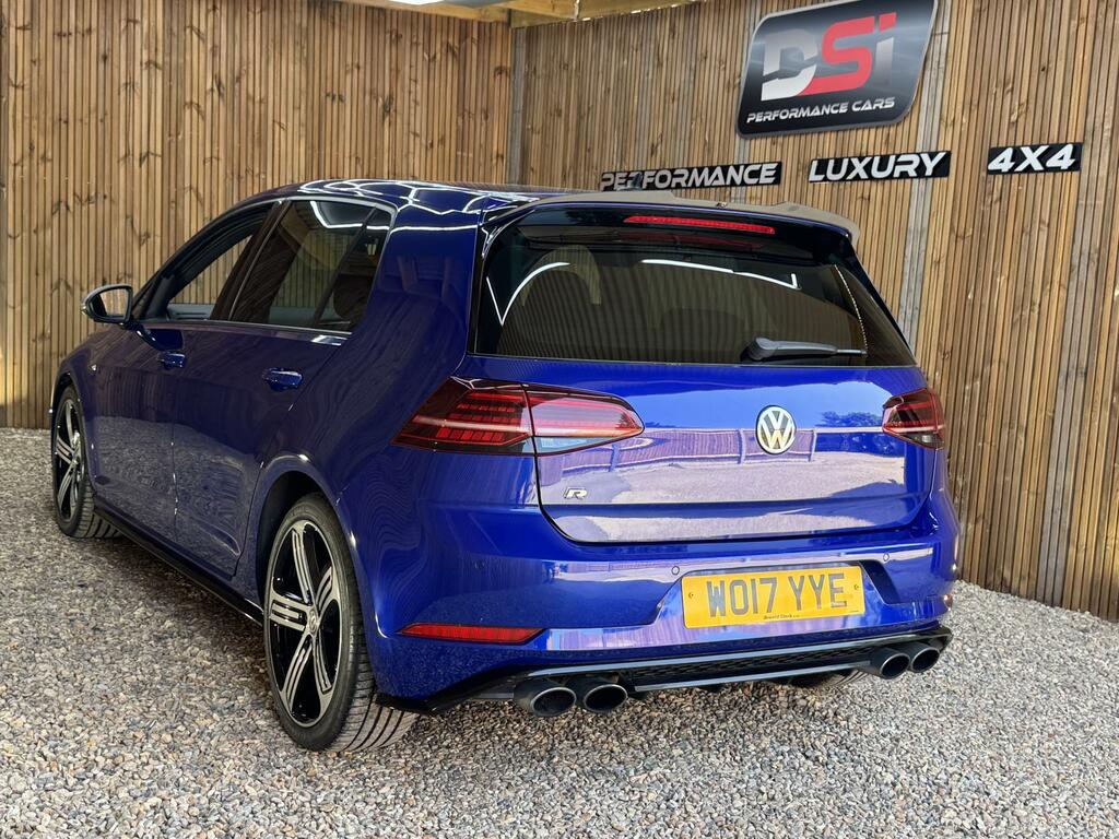 Volkswagen Golf R Blue #4