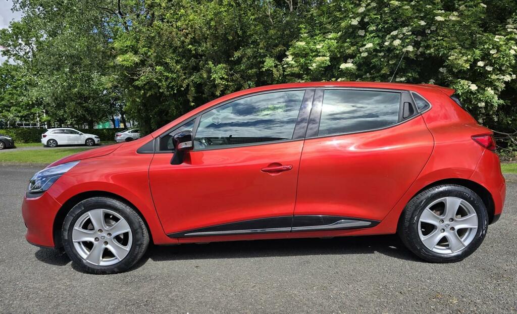 Renault Clio 1.2 Dynamique Medianav 1.2 16V 75 2014 Red #5