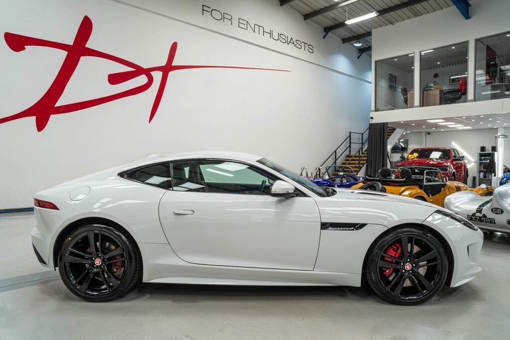 Jaguar F-Type 2014 3.0 V6 S Coupe Euro 5 Ss SW64VAK White #4