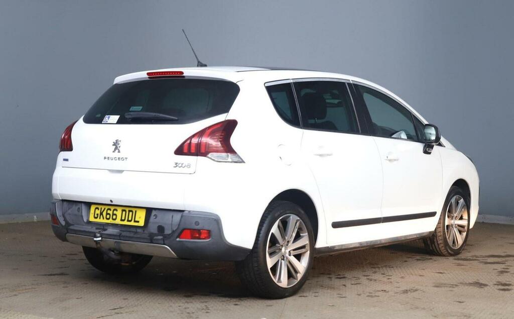 Peugeot 3008 1.6 Bluehdi Allure Eat Euro 6 S S White #4