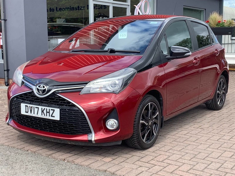 Toyota Yaris 1.33 Dual Vvt-i Design Hatchback DV17KHZ Red #3