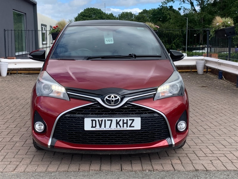 Toyota Yaris 1.33 Dual Vvt-i Design Hatchback DV17KHZ Red #2