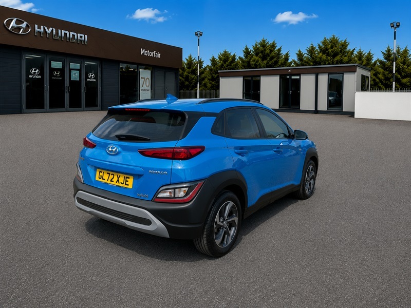 Hyundai Kona 1.6 H-gdi Se Connect Suv Hybrid Dct Eur GL72XJE Blue #4