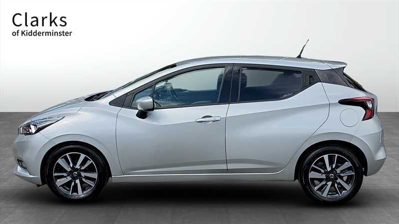 Nissan Micra 1.0 Ig-t Tekna Hatchback Euro 6 BK70LWY Silver #5