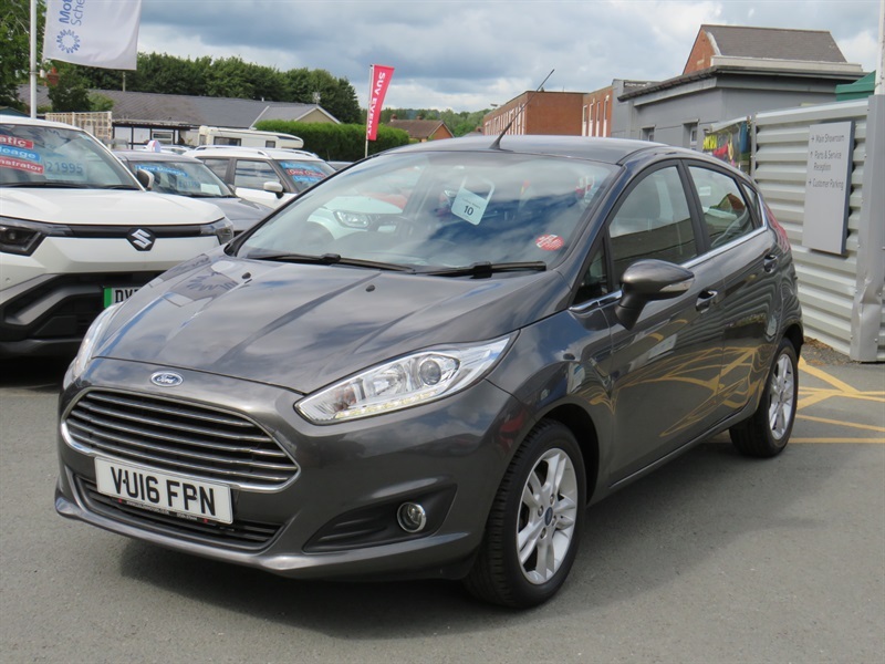 Ford Fiesta 1.0T Ecoboost Zetec Hatchback Eu VU16FPN Grey #3