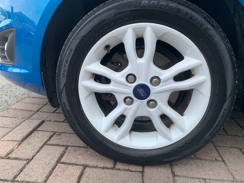 Ford Fiesta 1.25 Zetec Blue Edition Hatchback Manua BG66UXH Blue #6