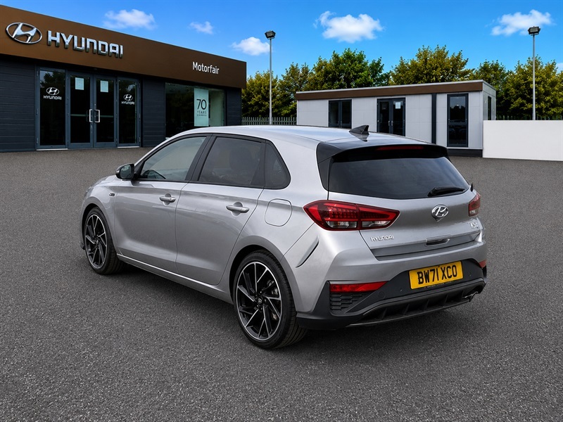 Hyundai I30 1.5 T-gdi Mhev N Line Hatchback Hybrid Silver #3