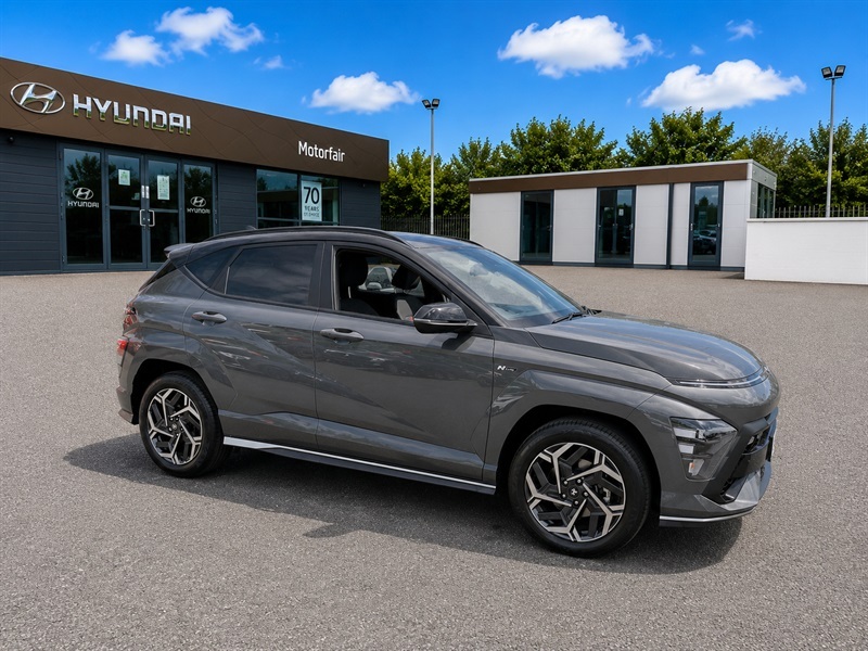 Hyundai Kona 1.6 T-gdi N Line Suv Euro 6 Ss ET25HVL Grey #3