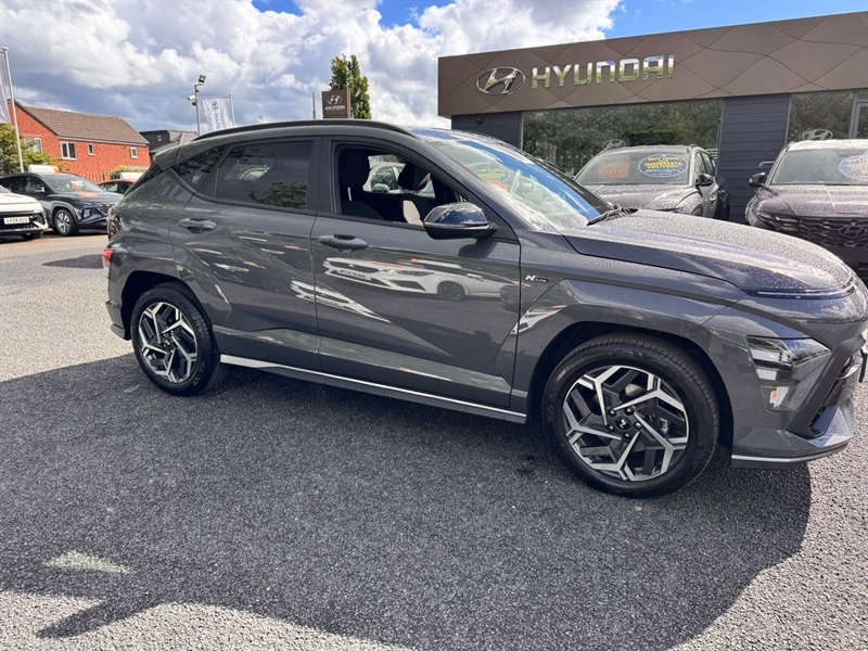 Hyundai Kona 1.6 T-gdi N Line Suv Euro 6 Ss ET25HVL Grey #2