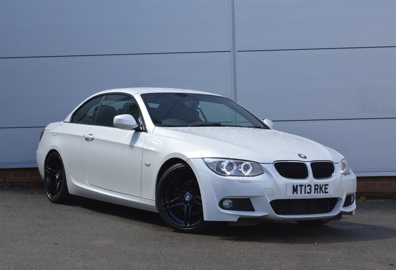 BMW 3 Series 2.0 320D M Sport Convertible Eur White #2