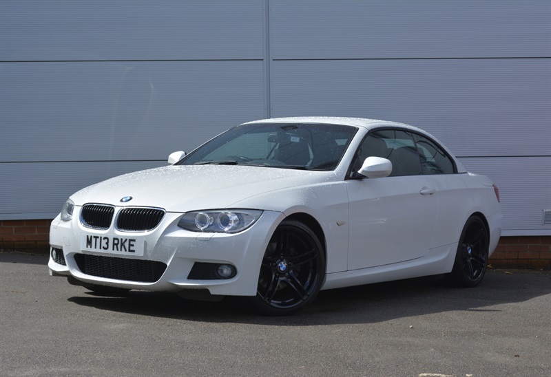 BMW 3 Series 2.0 320D M Sport Convertible Eur White #3