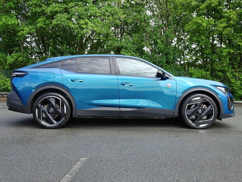 Peugeot 408 Hatchback Blue #3