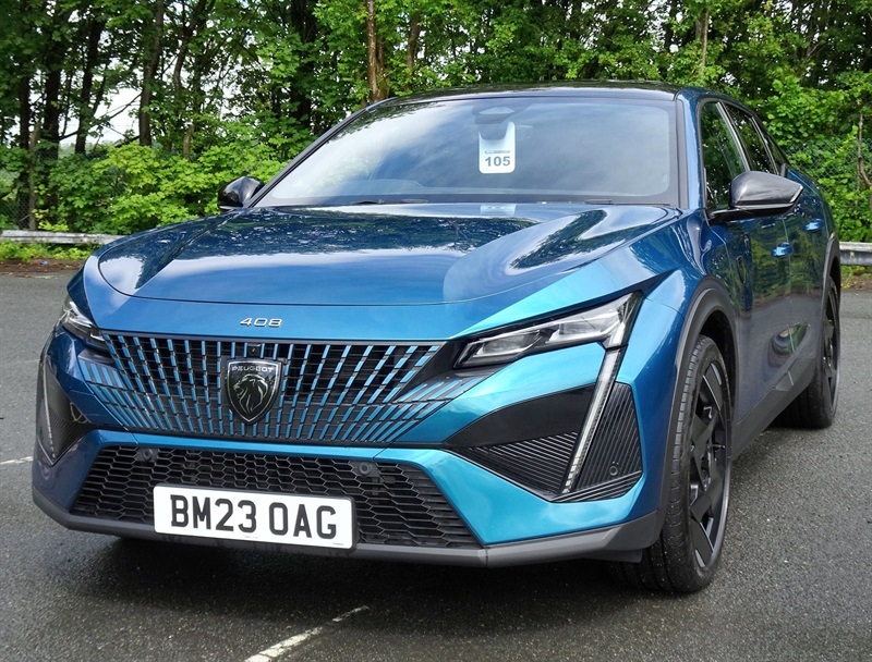 Peugeot 408 Hatchback Blue #6