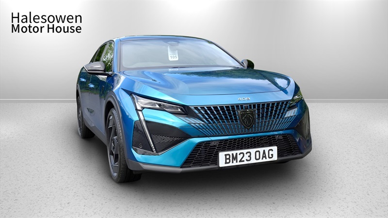 Peugeot 408 1.6 12.4Kwh Gt Fastback Plug-in Hybrid Blue