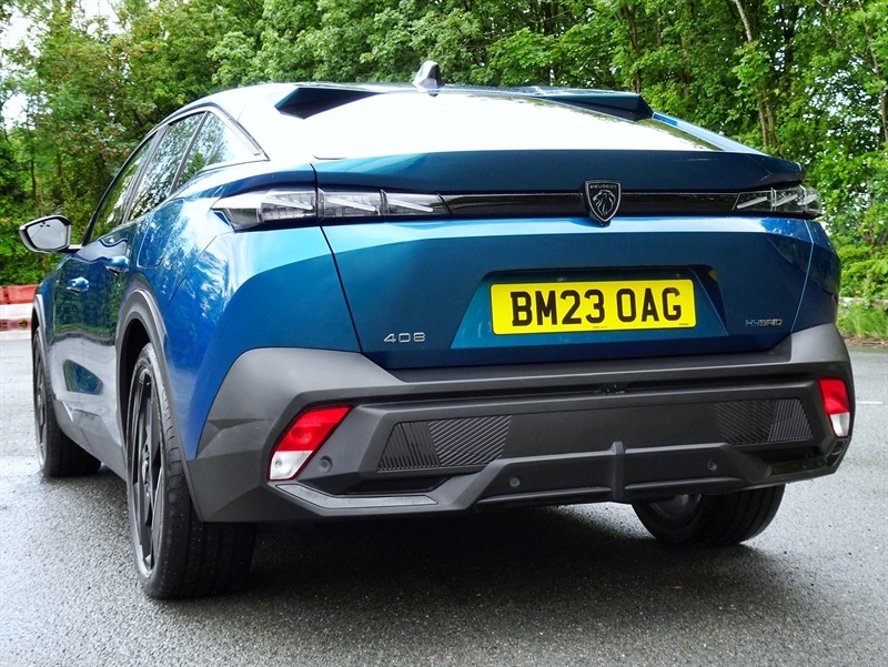 Peugeot 408 Hatchback Blue #4