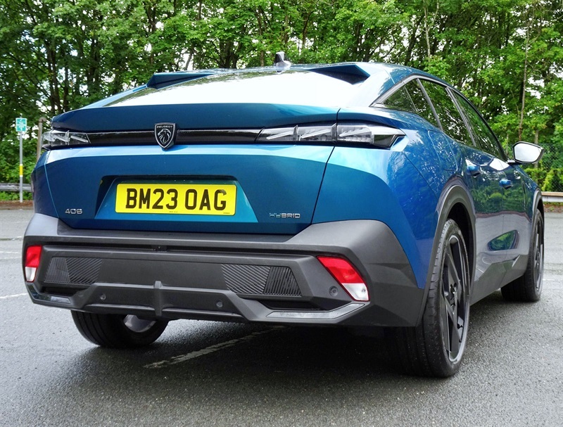 Peugeot 408 Hatchback Blue #7