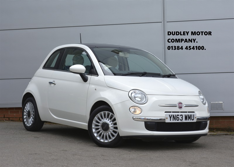 Fiat 500 1.2 Lounge Hatchback Euro 6 Ss White