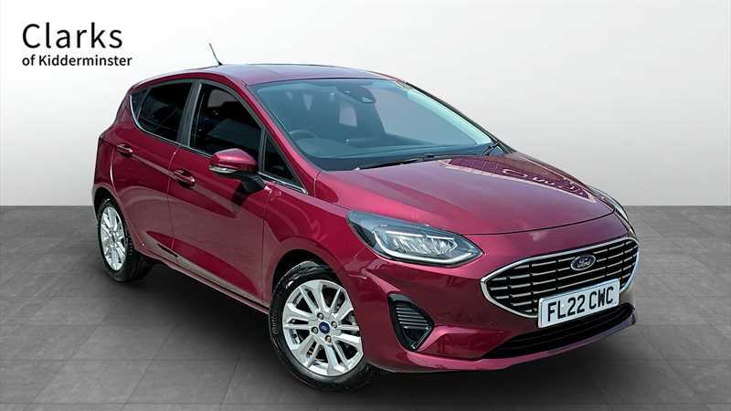 Ford Fiesta 1.0T Ecoboost Mhev Titanium Hatchback H Red