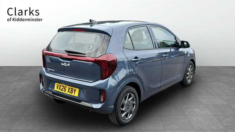 Kia Picanto 1.0 Pure Hatchback Amt Euro 6 Ss 67 Blue #3