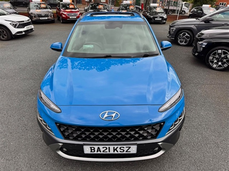Hyundai Kona 1.6 H-gdi Ultimate Suv Hybrid Dct Euro Blue #3