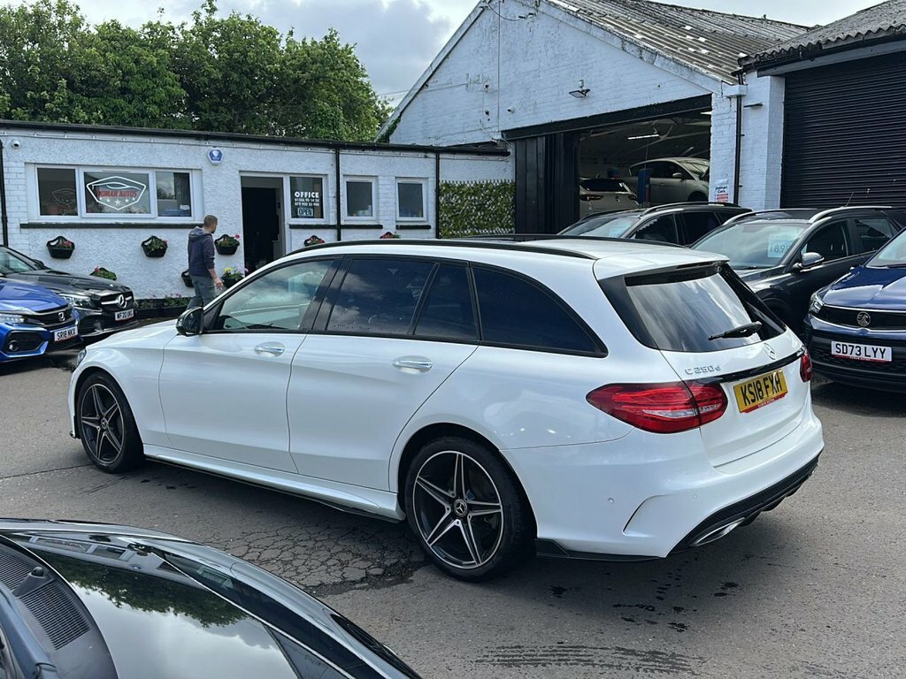 Mercedes-Benz C Class 2.1L Amg Line KS18FXH White #5