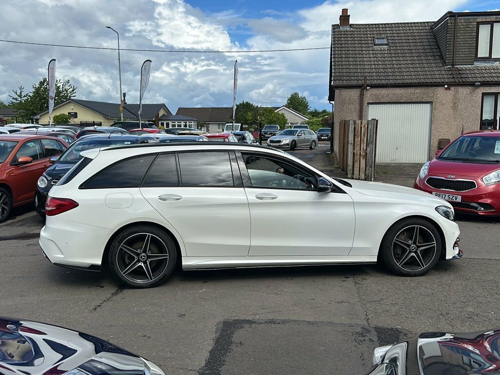 Mercedes-Benz C Class 2.1L Amg Line KS18FXH White #4
