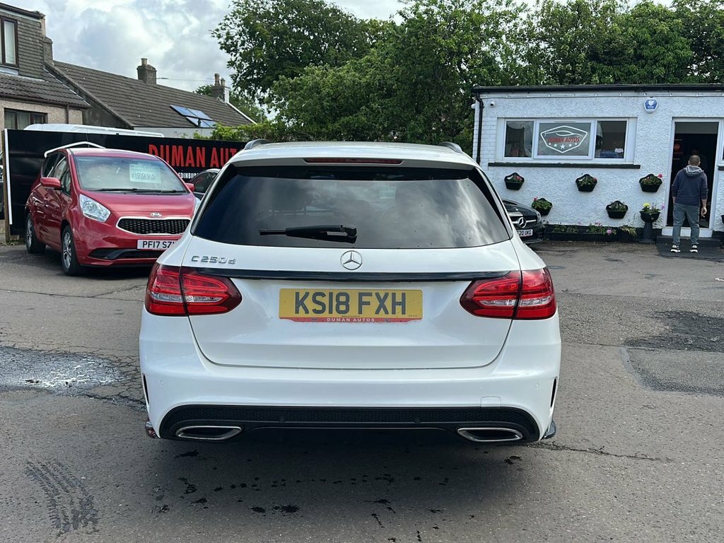 Mercedes-Benz C Class 2.1L Amg Line KS18FXH White #2