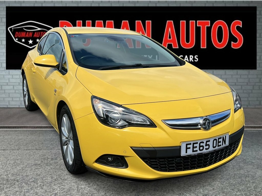 Vauxhall Astra GTC 2L Sri Yellow
