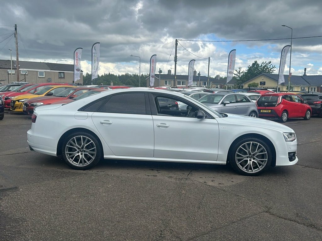 Audi S8 4L Plus White #6