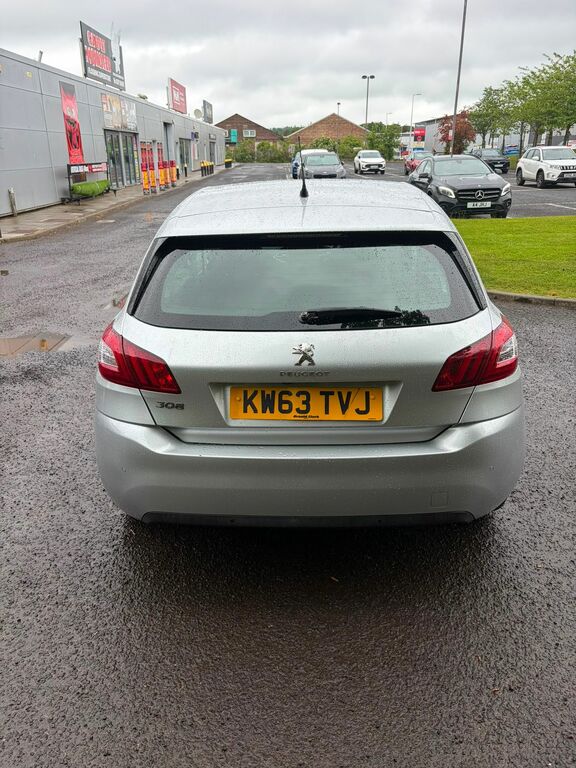 Peugeot 308 1.6 E-hdi Allure Hatchback Euro KW63TVJ Silver #4