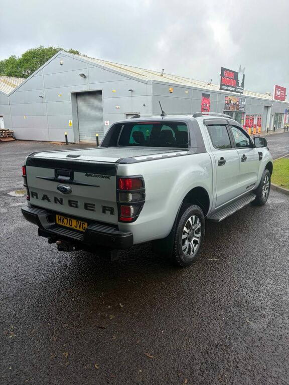 Ford Ranger 2.0 Ecoblue Wildtrak Pickup Double Cab HK70JVG Silver #4