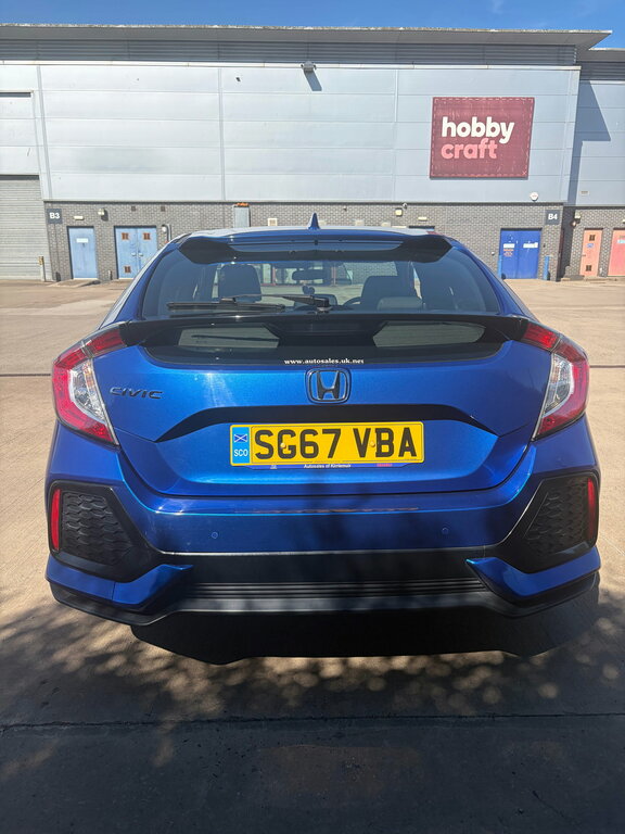 Honda Civic 1.0 Vtec Turbo Se Hatchback Cvt Euro 6 Blue #3