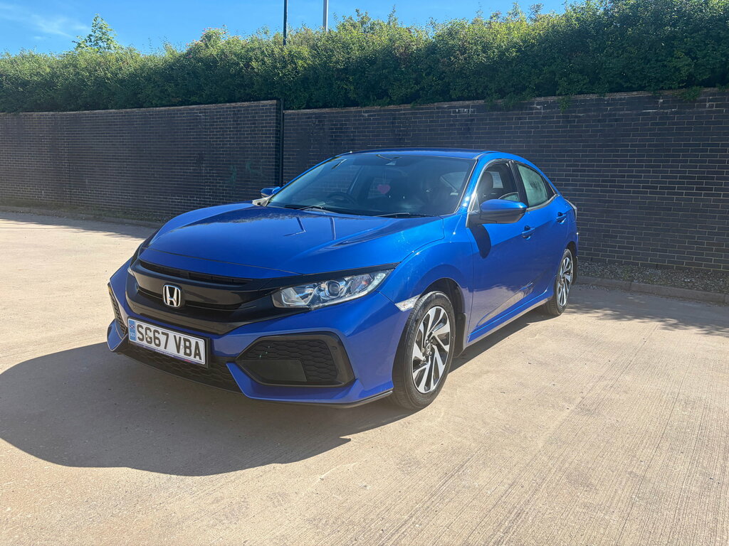 Honda Civic 1.0 Vtec Turbo Se Hatchback Cvt Euro 6 Blue