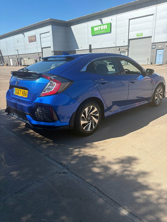 Honda Civic 1.0 Vtec Turbo Se Hatchback Cvt Euro 6 Blue #4