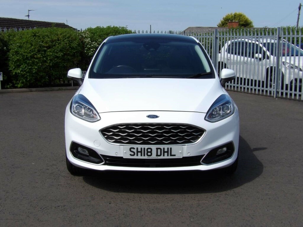 Ford Fiesta Vignale Turbo SH18DHL White #2