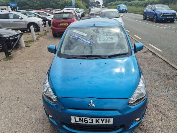 Mitsubishi Mirage 1.2 3 Cvt Euro 5 Ss Blue #2