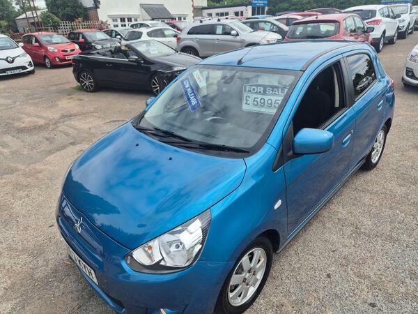 Mitsubishi Mirage 1.2 3 Cvt Euro 5 Ss Blue #3