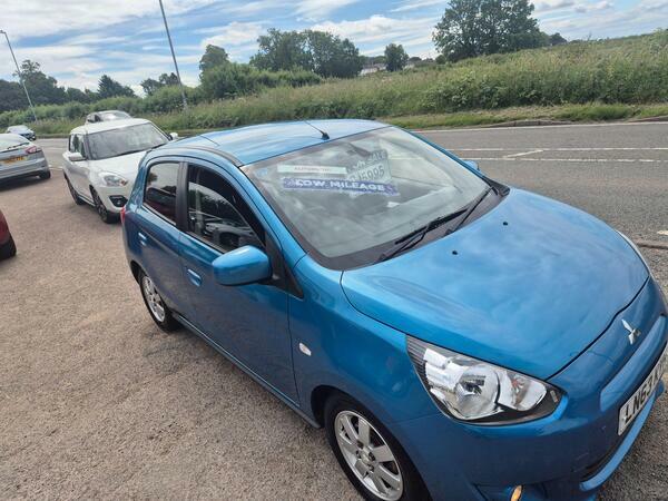 Mitsubishi Mirage 1.2 3 Cvt Euro 5 Ss Blue