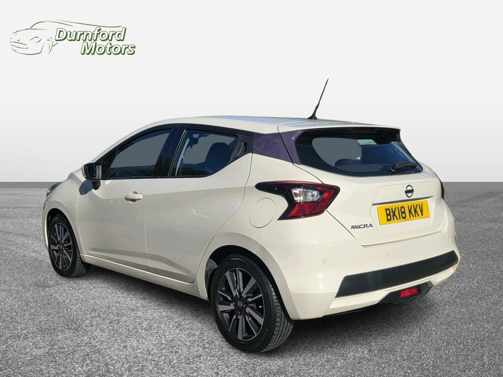 Nissan Micra 1.0 Acenta White #6